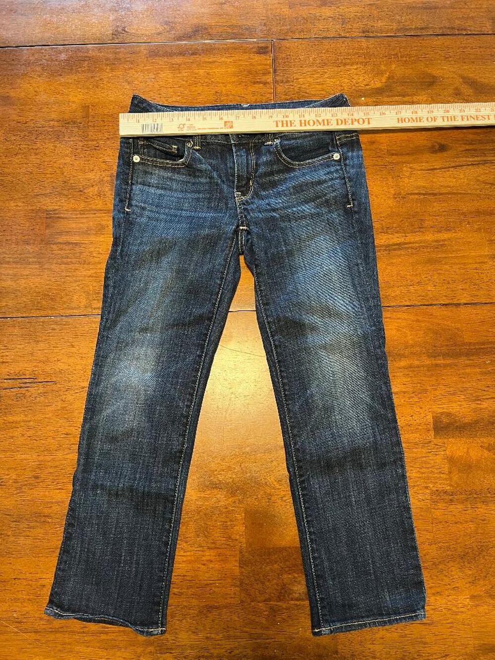 Womens American Eagle Artist Crop Stretch Jean, Size 0